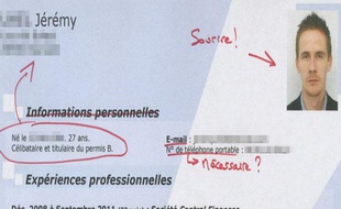 Un Curriculum Vitae doit être minutieusement rédigé et mis en forme