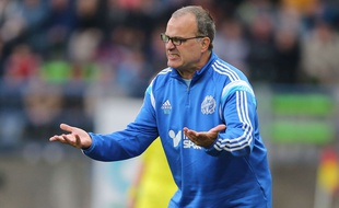 Marcelo Bielsa lors de Caen-Marseille.