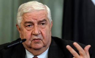 Le ministre syrien des Affaires étrangères Walid Mouallem le 9 septembre 2013 à Moscou