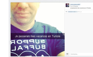 Capture d'écran de la photo de profil Instagram d'un internaute le 19 mars 2015.