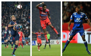 Choupo-Moting, Brandao et Yanga-Mbiwa.