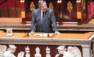 Michel Mercier, ministre de la Justice, lors du débat sur le mariage homosexuel à l'Assemblée nationale le 9 juin 2011.