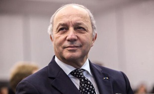 Laurent Fabius en Chine le 24 février 2014.