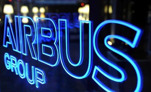 Logo d'Airbus Group à Blagnac, le 26 février 2014