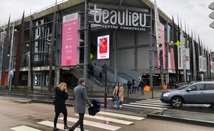 Le centre commercial Beaulieu, sur l'île de Nantes.