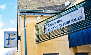 Centre des Finances Publiques à Conlie (Sarthe).