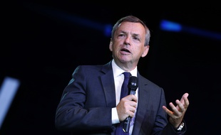 Alain Weill, president de NextRadioTV, le 2 septembre 2015, à Paris.