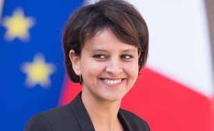 La ministre des Droits des femmes, de la Ville, de la Jeunesse et des Sports Najat Vallaud-Belkacem, le 9 avril 2014.