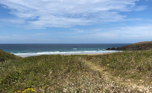 La plage de La Palue, à Crozon, est un célèbre spot de surf de Bretagne.