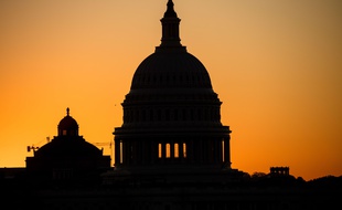 Le dôme du Capitole, où siège le Congrès américain à Washington.