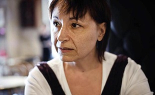 Christine Tasin, présidente de "Résistance républicaine", le 16 septembre 2010 à Dijon