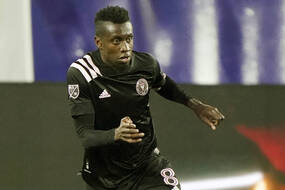 Blaise Matuidi, le 20 novembre 2020 lors d'un match de MLS entre Nashville et l'Inter Miami.