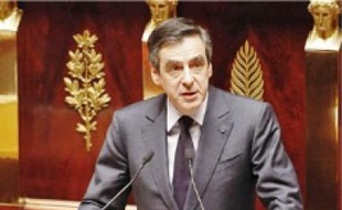 François Fillon, hier à l'Assemblée.