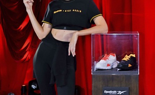 Les baskets à semelles épaisses présentées par Gigi Hadid, en partenariat avec la marque Reebok.