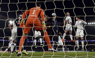 Toulouse et son gardien Mauro Goicoechea ont été éliminés en demi-finale de Coupe de la Ligue par le Paris Saint-Germain, le 27 janvier 2016 au Parc des Princes.