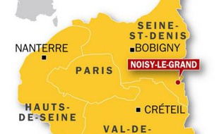 Carte de localisation de Noisy-le-Grand.