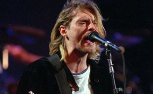 Kurt Cobain, le 13 décembre 1993, à Seattle.