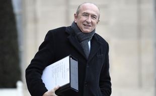 Gérard Collomb le 12 janvier 2018 à Paris.