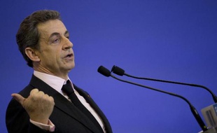 Nicolas Sarkozy le 8 avril 2015 à Paris