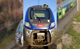 Le prototype de TER autonome testé dans le Nord et le Pas-de-Calais.