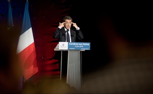 Nicolas Sarkozy à Asnières (Hauts-de-Seine) le 3 juin 2015.