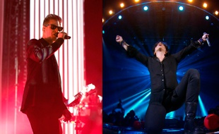 Etienne Daho et Nicolas Sirkis, leader de Indochine.