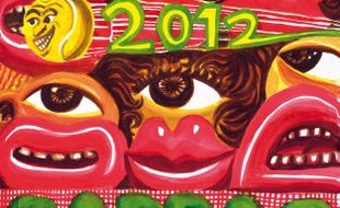 L'affiche de l'édition 2012 de Roland-Garros, par Hervé Di Rosa.