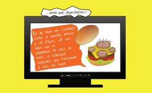 Le burger aux poils de Jean-Karim