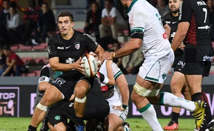 L'arrière du Stade Toulousain Thomas Ramos contre Pau, en Top 14, le 2 septembre 2017 au stade Ernest-Wallon.