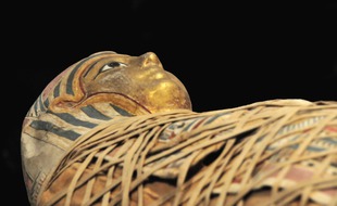 Un sarcophage (illustration).