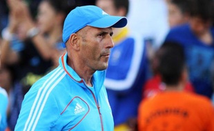 L'entraîneur de l'OM, Elie Baup, le 2 septembre 2012 à Marseille.