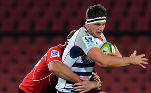 Luke Jones, lors d'un match disputé avec son club des Rebels de Melbourne, en juillet 2014.