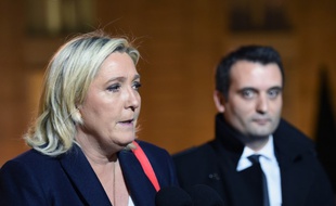 Marine Le Pen et Florian Philippot en 2015