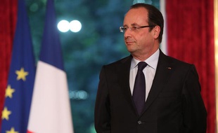 Le président de la République François Hollande, le 12 juin 2013 à l'Elysée.