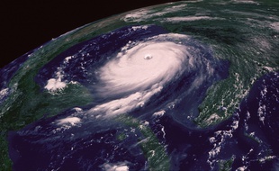 L'ouragan Katrina.