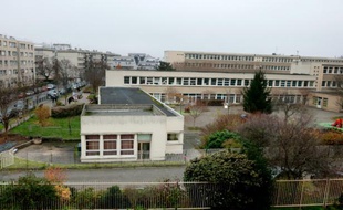 Vue générale de l'école maternelle Jean-Perrin à Aubervilliers
