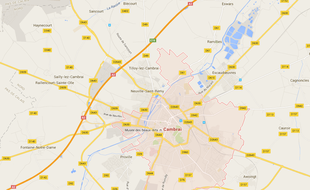 La ville de Cambrai, dans le département du Nord.