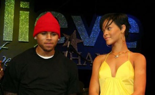 Rihanna et Chris Brown, le 21 février 2008