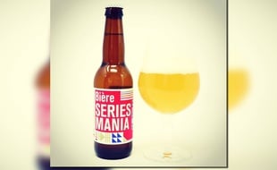 La Séries Mania, une bière spécialement brassée pour le festival éponyme.