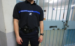 Un agent de l'administration pénitentiaire à la maison d'arrêt de Strasbourg, à l'Elsau. (Illustration).