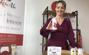 A la tête de la société La robe du vin, la Rennaise Brigitte Després se lance sur le marché du vin en canette.