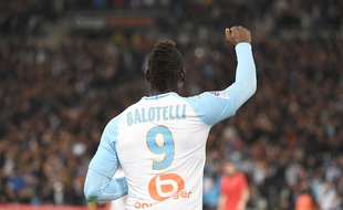 Mario Balotelli a marqué son cinquième but, en sept matchs à l'OM.