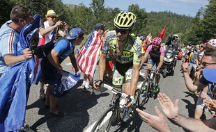 Alberto Contador, le 14 juillet 2015.