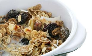 Un bol de muesli.