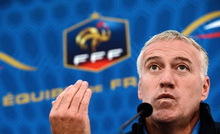 Le sélectionneur des Bleus, Didier Deschamps, à Clairefontaine, le 8 octobre 2012.