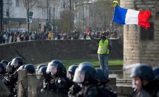 La manifestation des gilets jaunes samedi 11 janvier à Nantes.