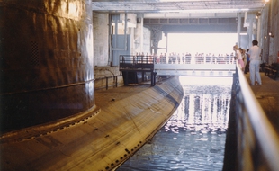 Le sous-marin Espadon est basé à Saint-Nazaire depuis 1985.