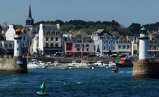 Le port du Palais, à Belle-Ile, dans le Morbihan.