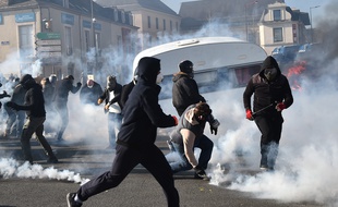 Manifestation des forains au Mans, le 22 mars 2019.