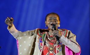 Calypso Rose aux Victoires de la Musique.